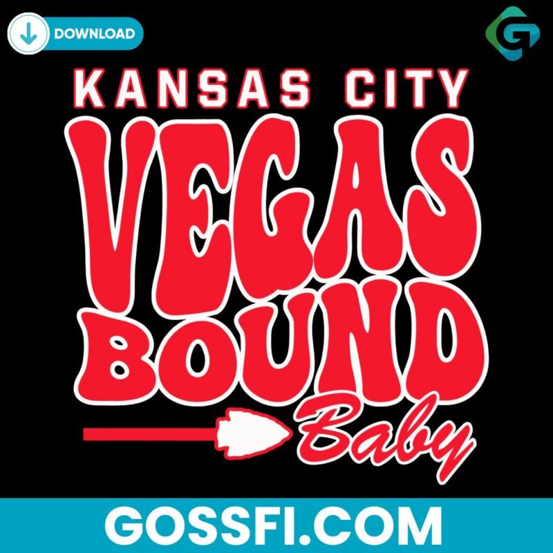 Kansas City Vegas Bound Baby Svg Digital Download
