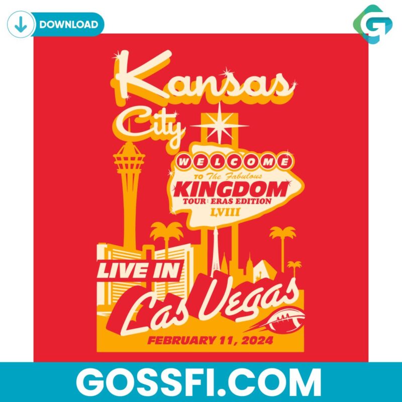 Kansas City Kingdom Tour Live In Las Vegas Svg
